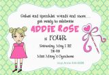 Birthday Invite Wording for 4 Year Old 4 Years Old Birthday Invitations Wording Free Invitation