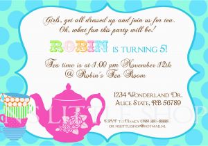 Birthday Invite Wordings Tea Party Invitation Wording Tea Party Invitation Wording