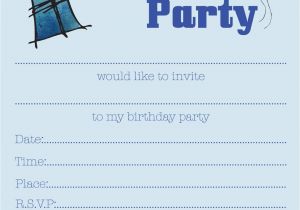 Birthday Invites for Boys Boys Party Invitation Free