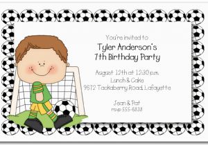 Birthday Invites for Boys Boys soccer Time Party Invitations soccer Invitations