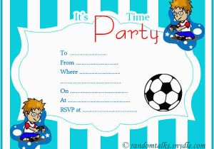 Birthday Invites for Boys Free Printable Birthday Invitations Random Talks