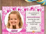 Birthday Invites with Photo 10 Personalised Girls Birthday Party Photo Invitations