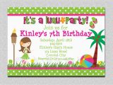 Birthday Invition 20 Luau Birthday Invitations Designs Birthday Party