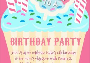 Birthday Invition Honest Birthday Party Invitations