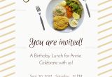 Birthday Lunch Invite Birthday Lunch Invitation Design Template In Psd Word