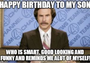 Birthday Meme for son Ron Burgundy Meme Imgflip