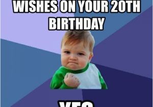 Birthday Memes for Kids Get 20 Meme Birthday Wishes On Your 20th Birthday