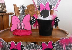 Birthday Party Decoration Packages Items Similar to Minnie Mouse Happy 1st Birthday Party