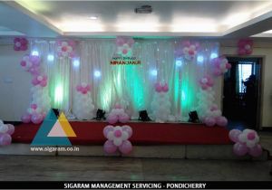 Birthday Party Hall Decoration Pictures Birthday Party Decoration at Thalapathy M K Stalin Hall