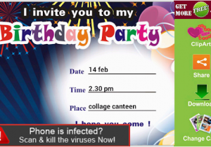 Birthday Party Invitation Apps App Birthday Party Invitation Card Apk for Windows Phone