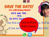 Birthday Party Invitation Apps Birthday Invitation with Photo android Apps On Google Play