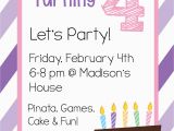 Birthday Party Invitation Templates Free Free Printable Birthday Invitation Templates