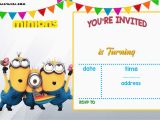 Birthday Party Invitation Templates Free Free Printable Minion Birthday Party Invitations Ideas