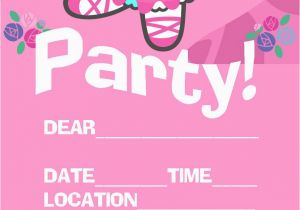 Birthday Party Invitation Templates Free Girl Birthday Party Invitation Template Best Party Ideas
