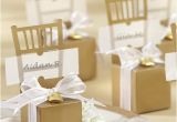 Birthday Place Card Holders Birthday Gold Chair Favor Box Place Card Holders