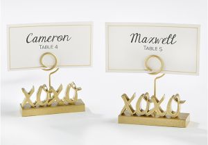 Birthday Place Card Holders Xoxo Place Card Holders Gold Wedding Place Card Holders