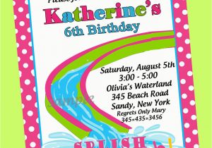 Birthday Pool Party Invitation Wording Birthday Pool Party Invitations Template Best Template