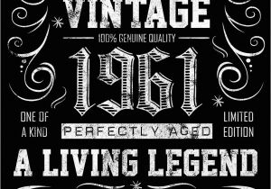 Birthday Present for 33 Year Old Male Quot 1961 Birthday Present 57 Years Old 57th Birthday Gift