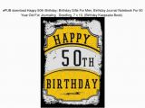 Birthday Present for 50 Years Old Man Epub Download Happy 50th Birthday Birthday Gifts for Men