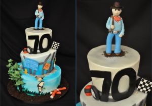 Birthday Present for 70 Man Milestone 70th Birthday Cake thebakeboutique