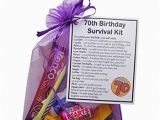Birthday Present for 70 Man Smile Gifts Uk 70th Birthday Survival Kit Gift Amazon Co
