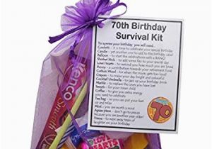 Birthday Present for 70 Man Smile Gifts Uk 70th Birthday Survival Kit Gift Amazon Co