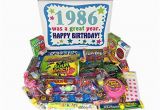 Birthday Present for 80 Year Old Male 1986 31st Birthday Gift Box Of Retro Nostalgic Candy