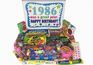 Birthday Present for 80 Year Old Male 1986 31st Birthday Gift Box Of Retro Nostalgic Candy