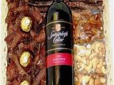 Birthday Present for Him In south Africa Biltong Wine Hamper Anniversary Flowers and Gifts