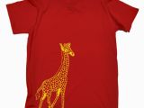 Birthday Present for Him south Africa Giraffe T Shirt Tee Design Africa Animal Funny Birthday