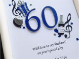 Birthday Present for Husband 60th 60th Birthday Card for Men Dad Husband son Personalised