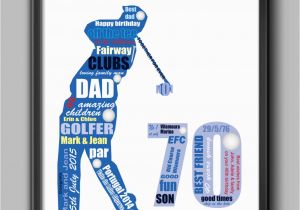 Birthday Present for Husband 70th 70th Birthday Gift for Golfer 70th Birthday for Dad Etsy