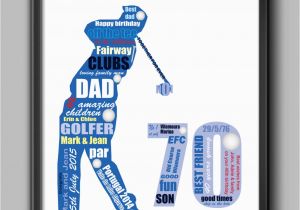 Birthday Present for Husband 70th 70th Birthday Gift for Golfer 70th Birthday for Dad Etsy