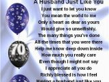 Birthday Present for Husband 70th Details About Fridge Magnet Personalised Husband Poem