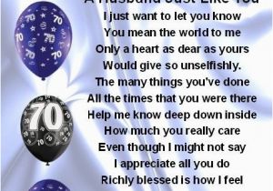 Birthday Present for Husband 70th Details About Fridge Magnet Personalised Husband Poem