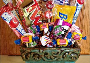 Birthday Present for Male 50 Year Old 50th Birthday Candy Basket and Poem An Affair From the Heart