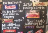 Birthday Present for Man Turning 40 16 Best Images About Candy Bar Boards On Pinterest Candy