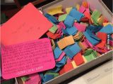 Birthday Present for someone Your Dating so My Gf Wrote 365 Papers with Quotes Memories and Stuff