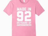 Birthday Presents for 25 Year Old Male 25th Birthday Shirt Gift Age 25 Year Old Mens Womens