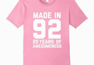 Birthday Presents for 25 Year Old Male 25th Birthday Shirt Gift Age 25 Year Old Mens Womens