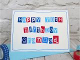 Birthday Presents for 70th Male Personalised Mens 70th Birthday Card by Jenny Arnott Cards