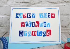 Birthday Presents for 70th Male Personalised Mens 70th Birthday Card by Jenny Arnott Cards