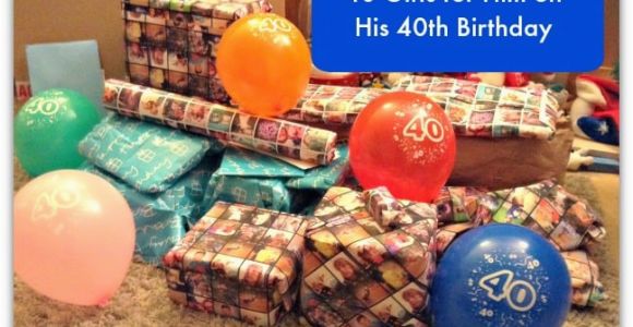 Birthday Presents for Mens 40th 40 Gifts for Him On His 40th Birthday Stressy Mummy