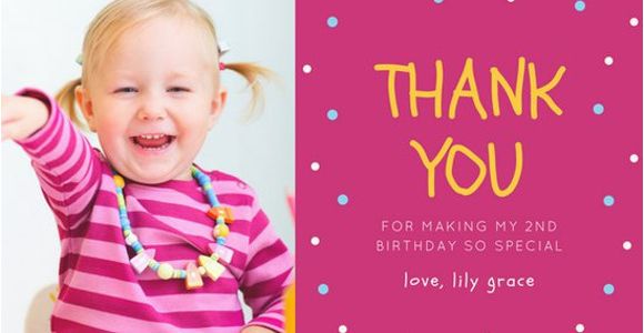 Birthday Thank You Cards with Photo 10 Birthday Thank You Cards Design Templates Free