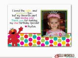 Birthday Thank You Cards with Photo Elmo Photo Birthday Thank You Card Girl by