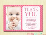 Birthday Thank You Cards with Photo First Birthday Matching Thank You Card 4×6 the Big One Diy