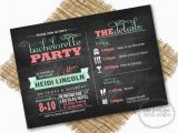 Birthday Weekend Invitations Items Similar to Bachelorette Party Night Weekend