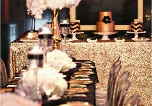 Black and Gold 30th Birthday Decorations 1920 39 S Gatsby Party Decorating Ideas