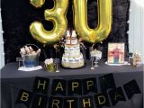 Black and Gold 30th Birthday Decorations 30th Birthday Party Ideas Men Black and Gold Party Beer
