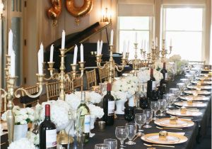 Black and Gold 30th Birthday Decorations Black Gold 30th Birthday Party Style Me Pretty Living